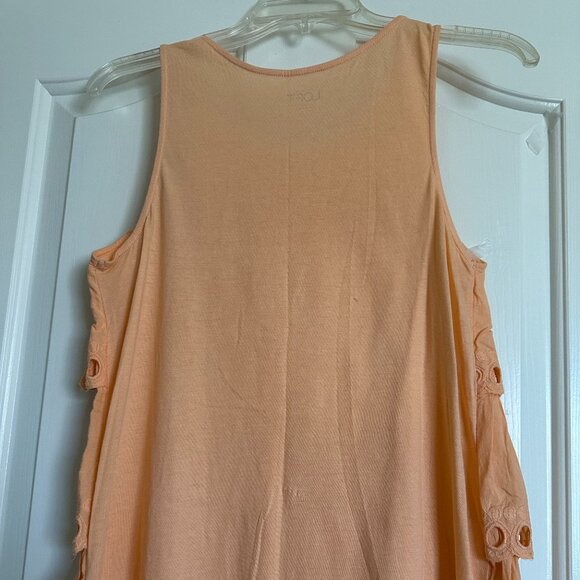 NWOT NEW Loft Orange Layer Lace Tank Top - Picture 2 of 4